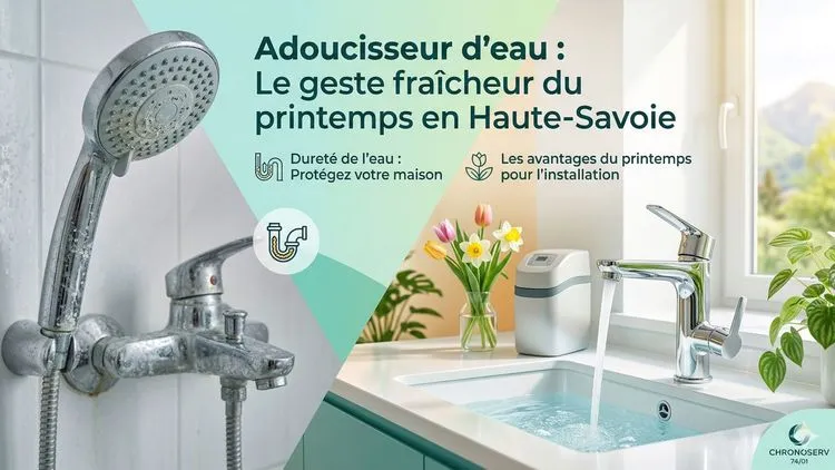 Adoucisseur d'eau à Annecy : Dites adieu au calcaire ce printemps